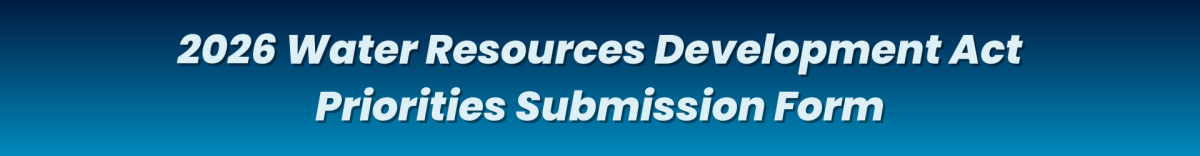 2026 Water Resources Development Act Priorities Submission Form