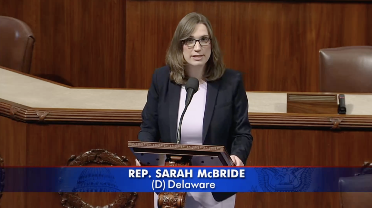 Rep. McBride on the House floor on March 25, 2026.