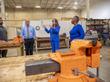 Rep. McBride during the tour