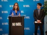 Rep. McBride delivers remarks at NIIMBL event