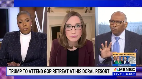 Rep McBride with Symone Sanders and Michael Steele on MSNBC’s The Weekend